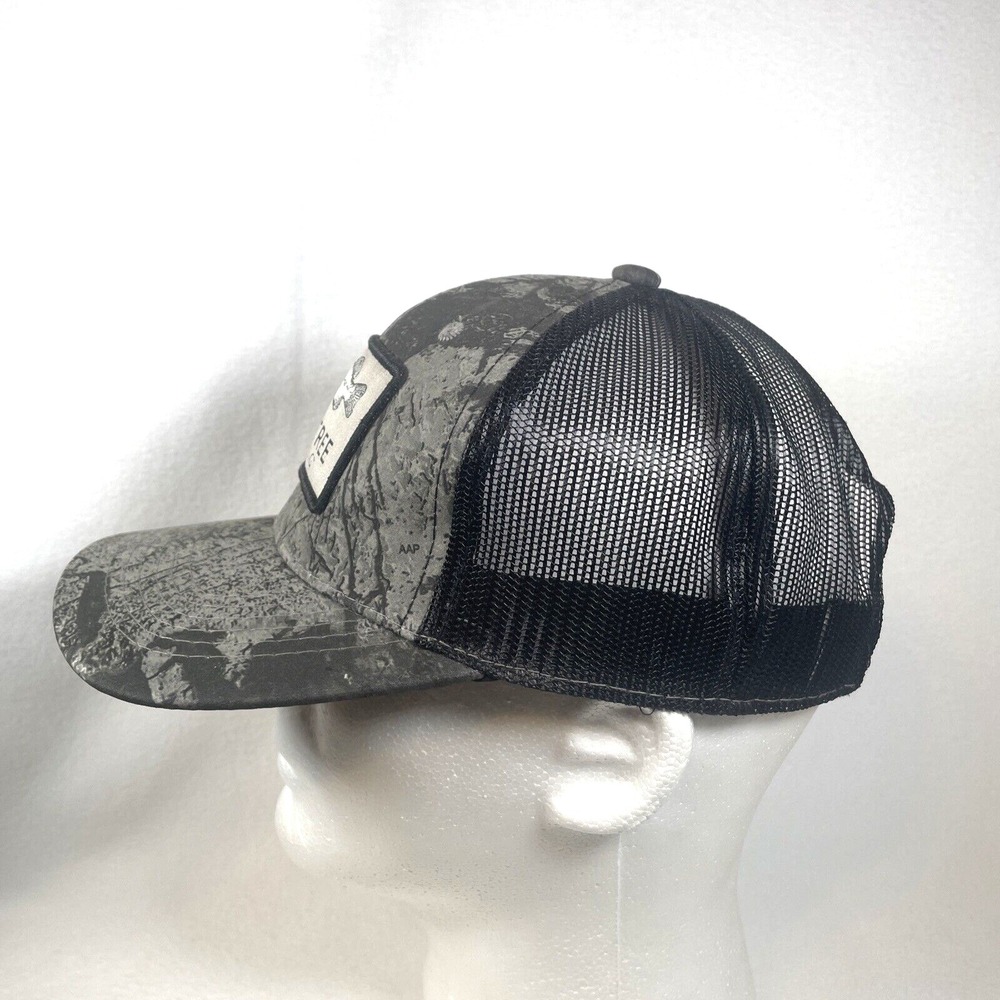 Realtree Fishing Wav3 charcoal mesh trucker style hat/cap snapback adjustable - Picture 2 of 8